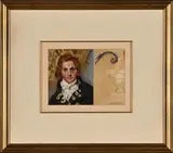 Portrait of a Man and Study by Jaco Benade, 1999, oil and pencil on card, sold Mar 2022