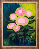 Untitled by Kayo Lennar, oil on canvas painting, sold Apr 2023