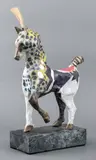 Untitled by Susan Rowland, bronze horse sculpture, sold Apr 2023