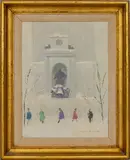 Untitled by Johann Berthelsen, oil painting on canvas, sold Apr 2023