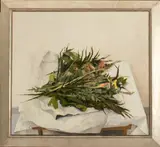 Untitled by Jordan Wolfson, oil on canvas, sold Apr 2023