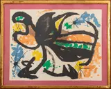 Plate III by Joan Miró, lithograph in colors, sold Apr 2023