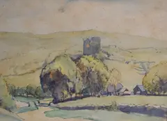 A rural landscape depicting a by William Dodd, Watercolour, offered Apr 2026