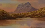 Suilven' and 'Slioch and Loch Maree by Neil J Barlow, ink, offered Apr 2026