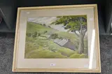 Field Slopes Above Conwy Old Road by H Leslie Adamson, Pastel, offered Apr 2026