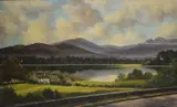 Untitled by T R Sanderson, oil on board, offered Apr 2026