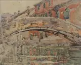 Ponte San Sebastiano, Venice by Moffat Peter Lindner, Watercolour, offered Apr 2026