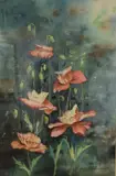 Papaper Orientails by Brian Gordon Headley, Watercolour 'Papaper Orientails', a floral study, signed and dated, offered Apr 2026