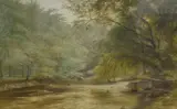 A woodland river study by S Chesters, Watercolour, a woodland river study, signed and dated, offered Apr 2026