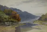 An estuary scene at low tide by Edward John William Prior, Watercolour, offered Apr 2026