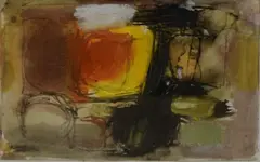 Studies for Paintings by Colin Saxton, Gouache on paper, offered Mar 2026