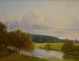 Distant Windmill by Andrew Grant Kurtis, Oil on canvas, offered Mar 2026