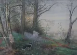 Sunday Bluebells by Peter Worswick, Pastel, offered Mar 2026