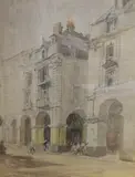 A 19th Century street study by William Lee Hankey, Watercolour and Graphite, a, offered Mar 2026