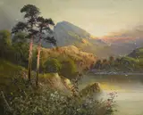 Summer in the Highlands by Frank Hider, Oil on canvas, offered Mar 2026