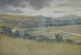 A rural landscape with rolling hills by James Napier McLaurin, Oil, offered Mar 2026