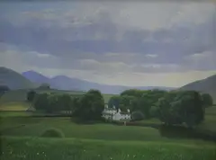 A rural landscape depicting by Robert Ritchie, oil on canvas, offered Mar 2026