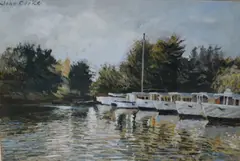 Womack Water - Near Broads by John Cooke, Oil on board, offered Mar 2026