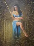 Belly Dance by Sergi Yatsenko, Oil on canvas, offered Mar 2026