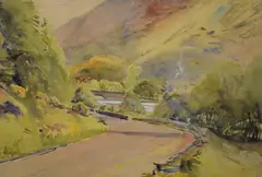 Untitled by Albert Woods, Watercolour on canvas, offered Feb 2026
