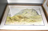 A loose mountainous landscape by Helen Jones Suilvan, Watercolour, a loose mountainous landscape, signed and dated, offered Feb 2026