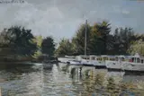 Womack Water - Near Broads by John Cooke, Oil on board, offered Feb 2026