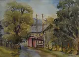 A Quiet Corner Thorpe in the Hollow, Wharfdale by Tom Sykes, Watercolour, offered Feb 2026
