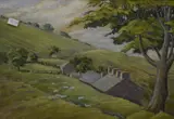 Field Slopes Above Conwy Old Road by H Leslie Adamson, Pastel, offered Jan 2026