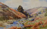 The first depicting a by Edward George Hobley, watercolor, offered Jan 2026