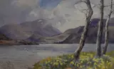 The first depicting by Edward George Hobley, watercolor, offered Jan 2026