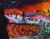 December 24th by Robert Walling, Acrylic on board 'December, offered Dec 2025