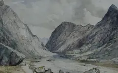 Norway by William West, Watercolour, offered Dec 2025