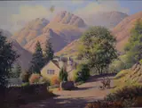 The Langdale Road by Ron Moseley, oil on canvas, offered Dec 2025