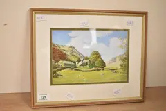 Sadgill Longsleddale' an attractive pastoral scene of the lesser known Lake District valley by Erie Hancock, Pastel, offered Nov 2025