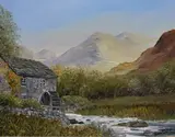 A charming Lake District scene of by Ann Celin, Oil on board, offered Oct 2025