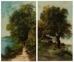 By the lakeside by Henry Marko', oil on canvas, sold Jul 2026