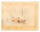 An Italian fishing boat by William Leighton Leitch, watercolour, offered Jul 2026