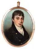 Portrait of a Gentleman by Thomas Hazlehurst, watercolour, sold Jul 2026