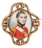 Portrait of an army officer by Frederick Buck, watercolour, sold Jul 2026