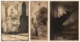 The Newfoundland Warehouse by Leslie Moffat Ward, lithograph, sold Jul 2026