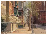 East 70th Street signed 'Julian Barrow' (lower right) oil on canvas Painted in November 1995Unframed: 30.5 x 40.6 cm by Julian Barrow, oil on canvas, sold Jun 2026