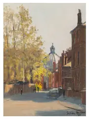 Eton by Julian Barrow, oil on canvas, sold Jun 2026