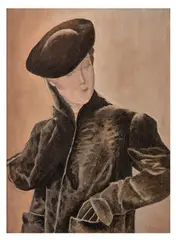Untitled by Frederick Etchells, oil on board, sold Jun 2026