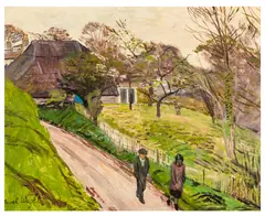 The Donkey by Carel Weight C.h., oil on board, sold Jun 2026