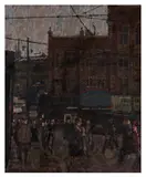 Hammersmith by Ruskin Spear, oil on canvas, sold Jun 2026