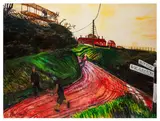 Fall from the Sky by Carel Weight C.h., oil on canvas, offered Jun 2026