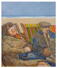 Page Three by Ruskin Spear, oil on board, sold Jun 2026
