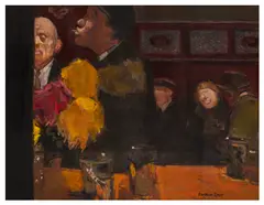 Public House by Ruskin Spear, oil on board, sold Jun 2026
