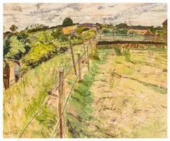 The Railway Bridge by Carel Weight C.h., oil on board, sold Jun 2026