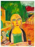Portrait with Turquoise Eyes signed 'Bellany' (lower left) oil on canvasUnframed: 79 x 58 cm by John Bellany, oil on canvas, offered Jun 2026